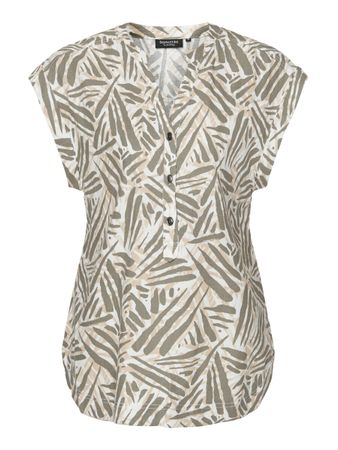 Topp lin/viskos (BLÅ/BEIGE)