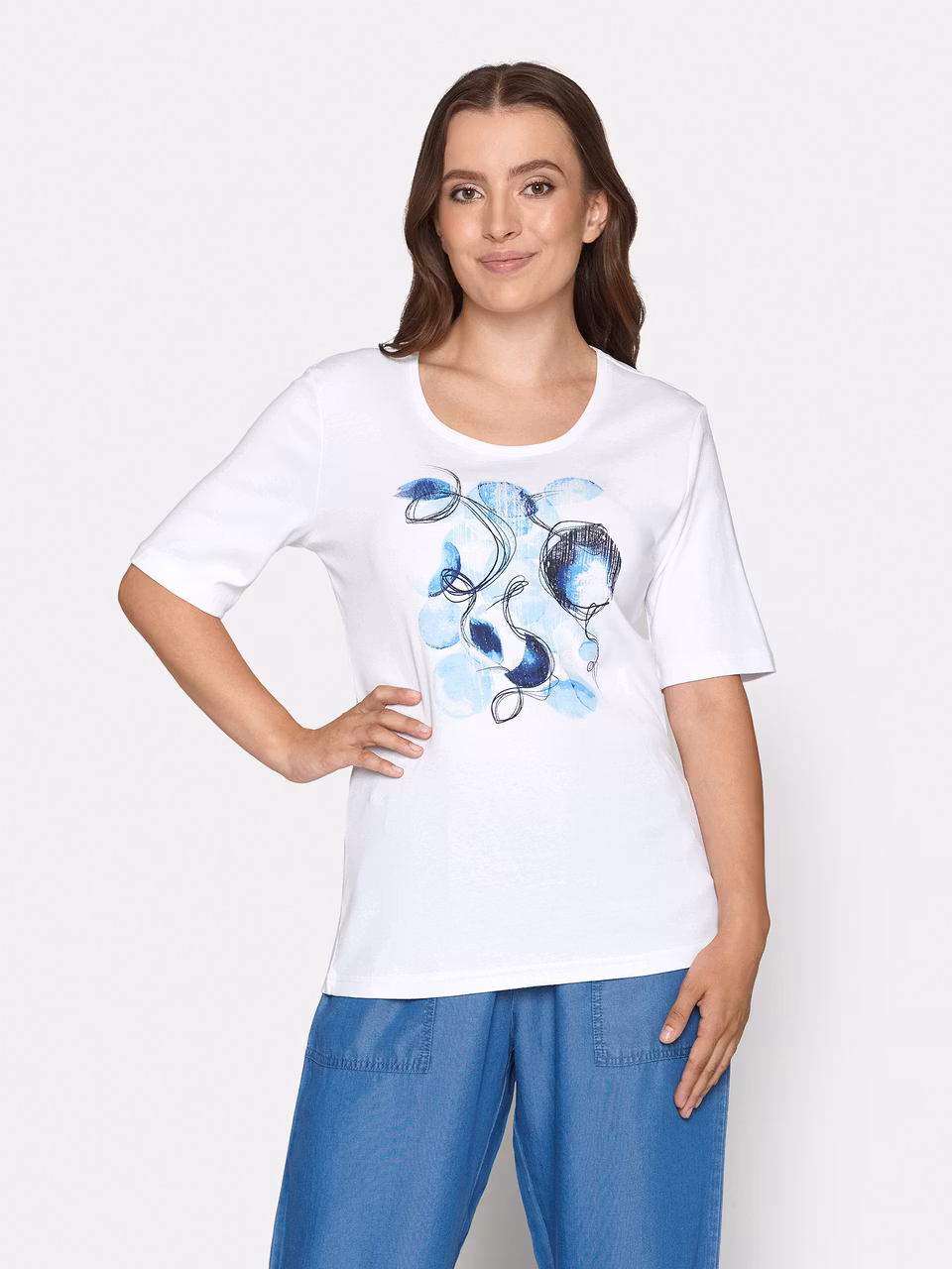 Topp 100% Bomull (ROSA PRINT)