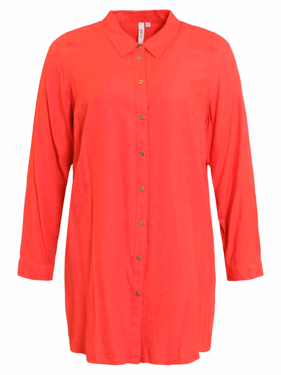 Skjortblus (HALLONRÖD) (56 KVAR) SLUT 27/10