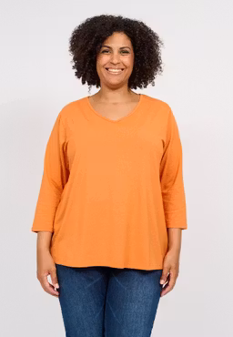 Topp med 3/4 ärmar (L, 3XL kvar)