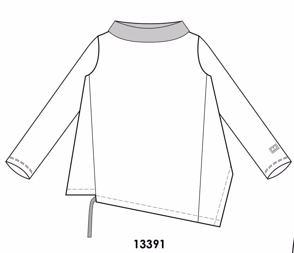 Oversize tunika (svart)