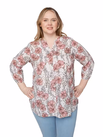 Skjortblus 100% Bomull
