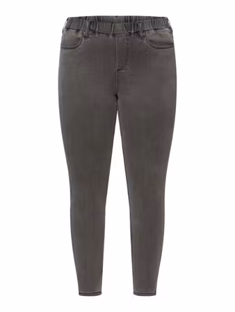 7/8 Stretchbyxa med resår (GRÅ DENIM)