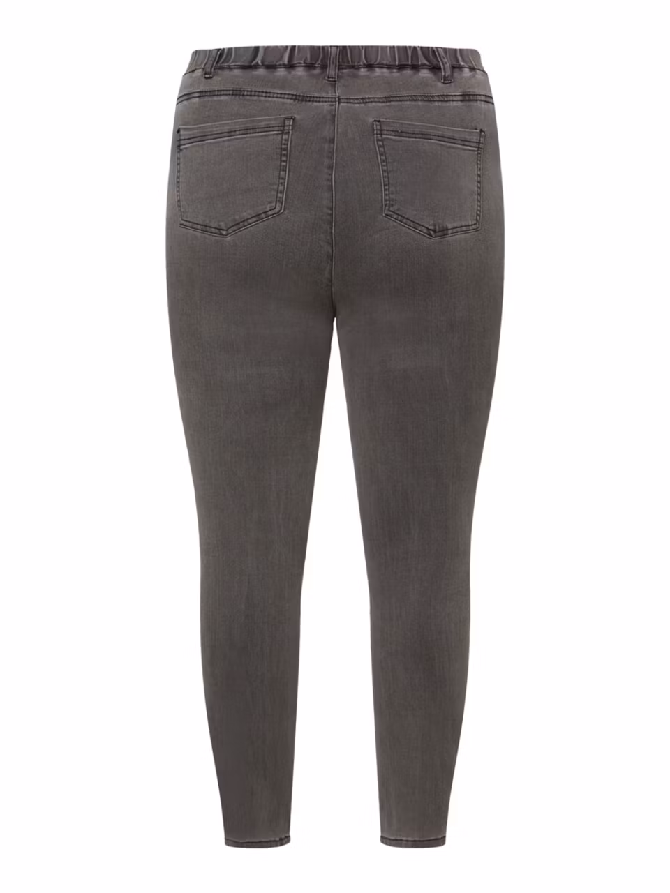 7/8 Stretchbyxa med resår (GRÅ DENIM) OPENH