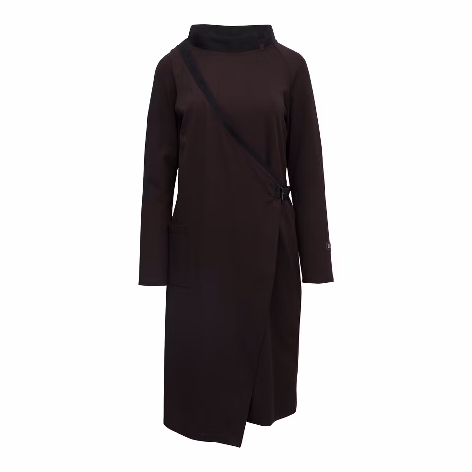 Omlottklänning oversize (HELSVART)