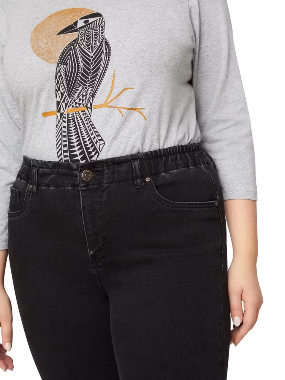 5-ficksjeans med raka 7/8 ben (46, 50 KVAR)