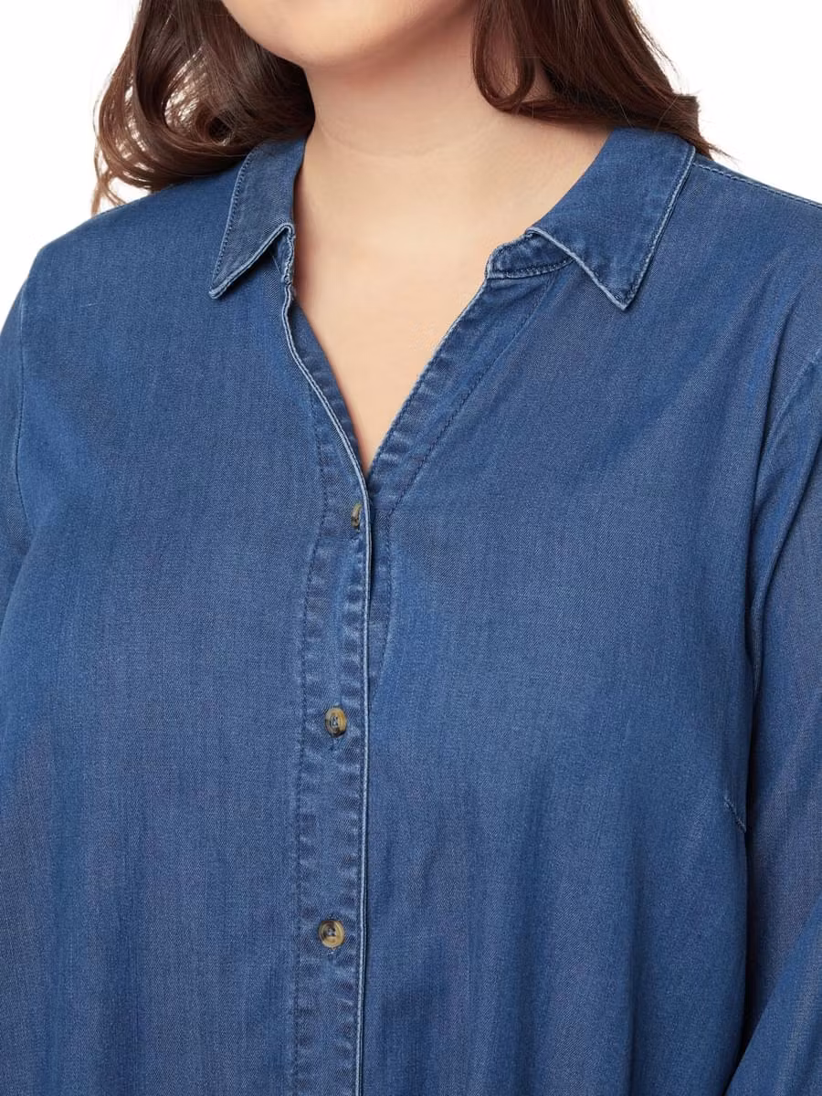 Jeansskjorta i tencel (52, 54 kvar)