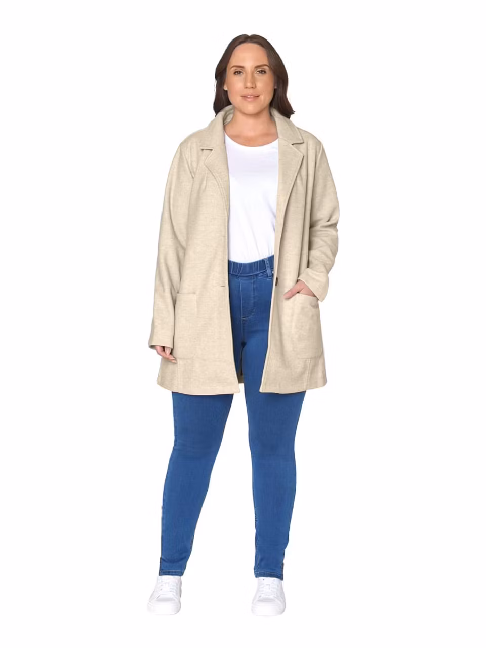 Mellanlång kappa (3XL KVAR)