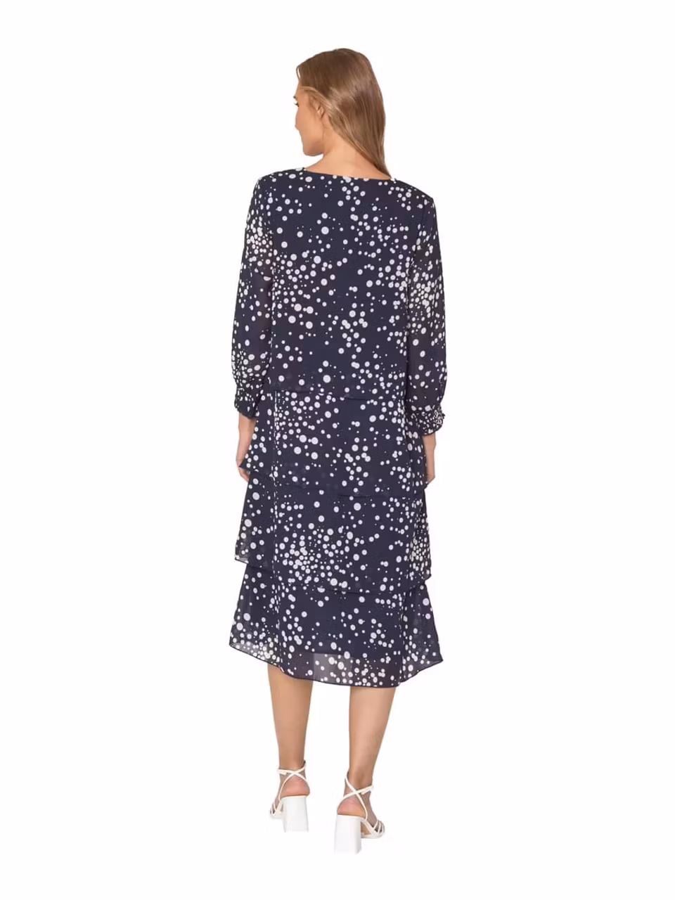 Klänning med 3/4 ärmar (XL KVAR)