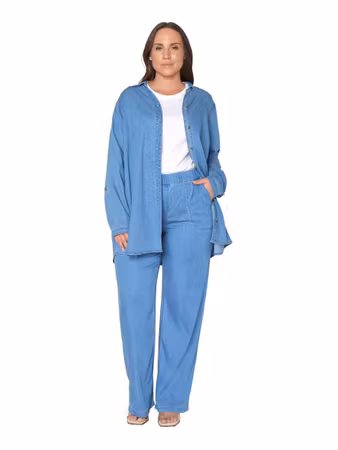 Tencel-jeans med raka ben (48, 56 KVAR)