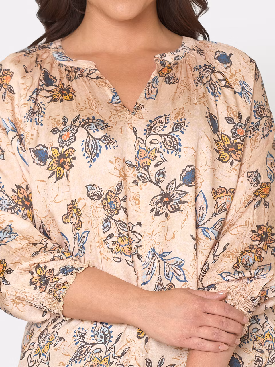 Blus med resår (54 KVAR)
