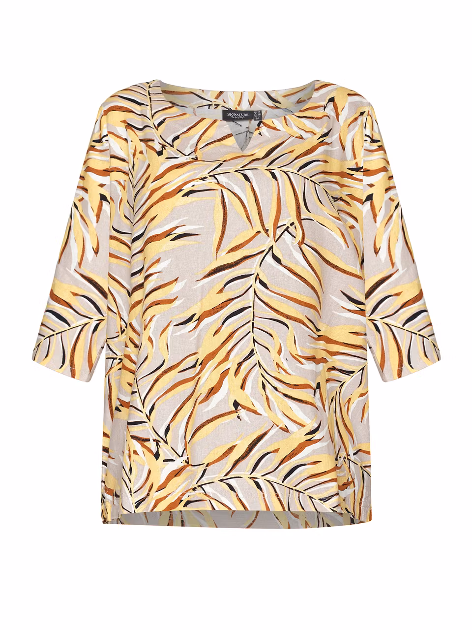 Topp lin/viskos (ROSA/BEIGE)