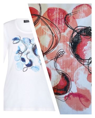Topp 100% Bomull (ROSA PRINT)