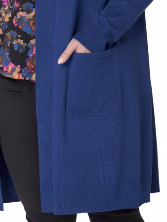 Långkofta med fickor