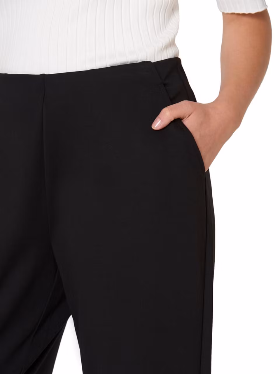 Byxor/leggings med fickor (SVART) OPENH