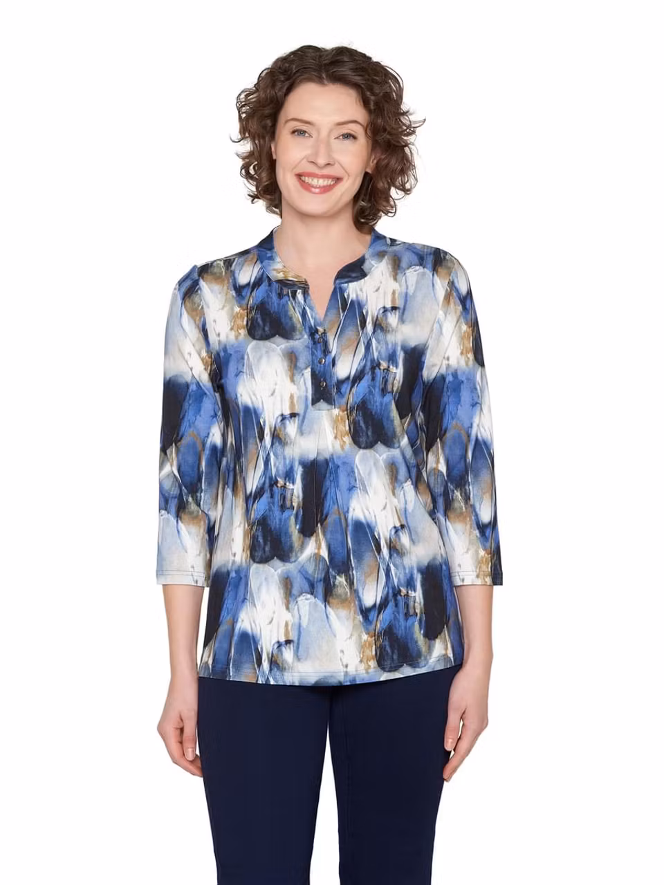 Topp med 3/4 ärm (XL, 2XL KVAR)