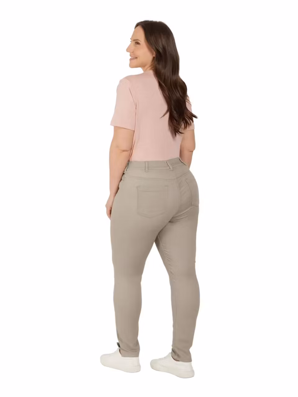 7/8 Stretchbyxa med resår i midjan