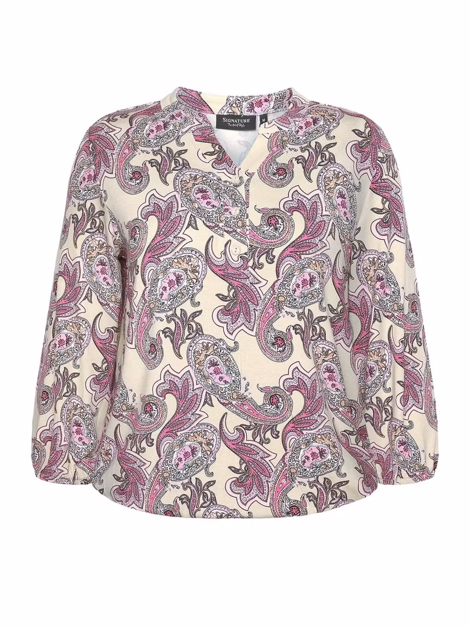 Topp med 3/4 ärmar (rosa)