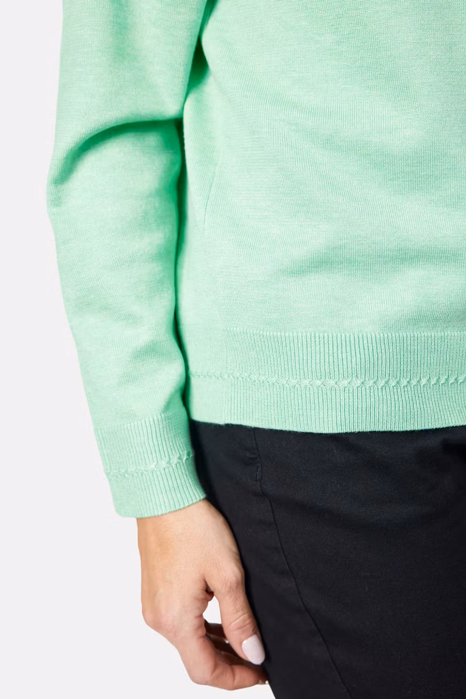 Pullover (Mörk mintgrön)