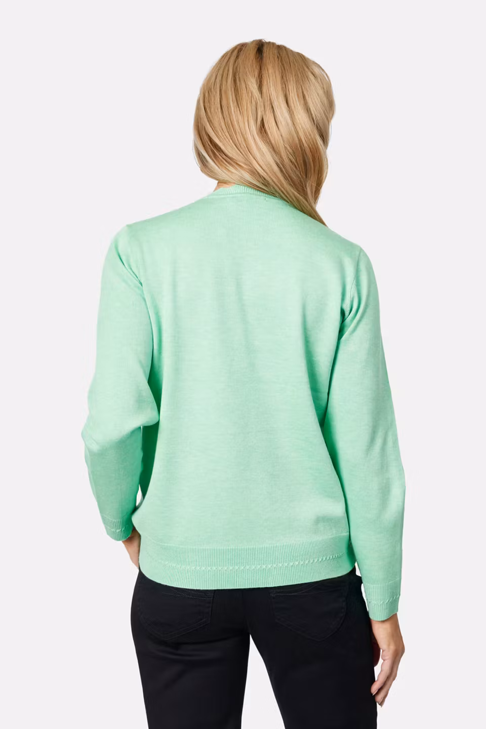 Pullover (Mörk mintgrön)