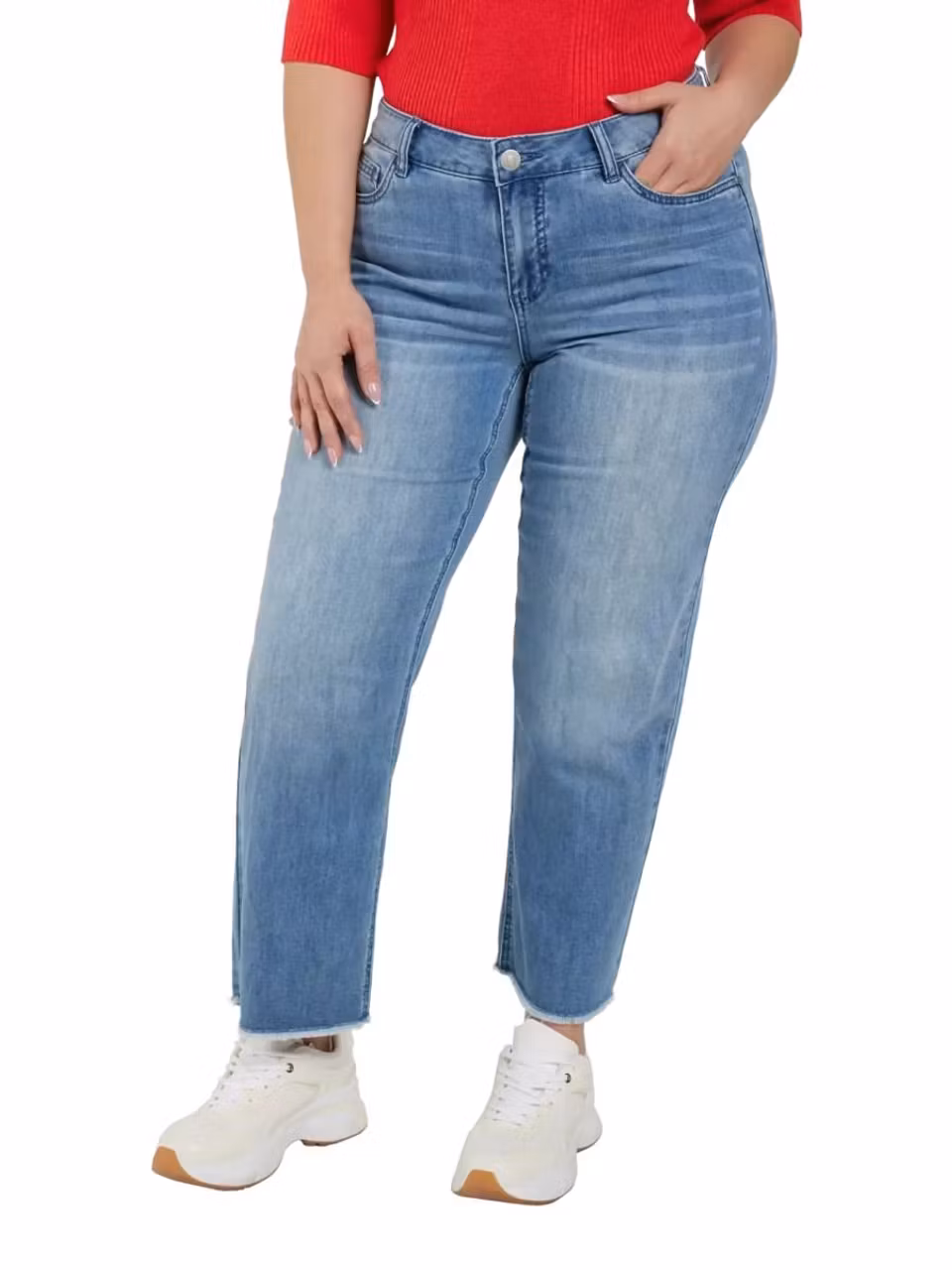 5-ficks jeans med raka ben