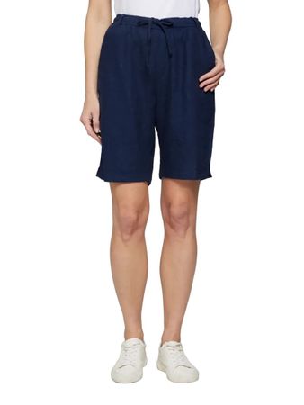 Shorts i lin/viskos (MARIN)