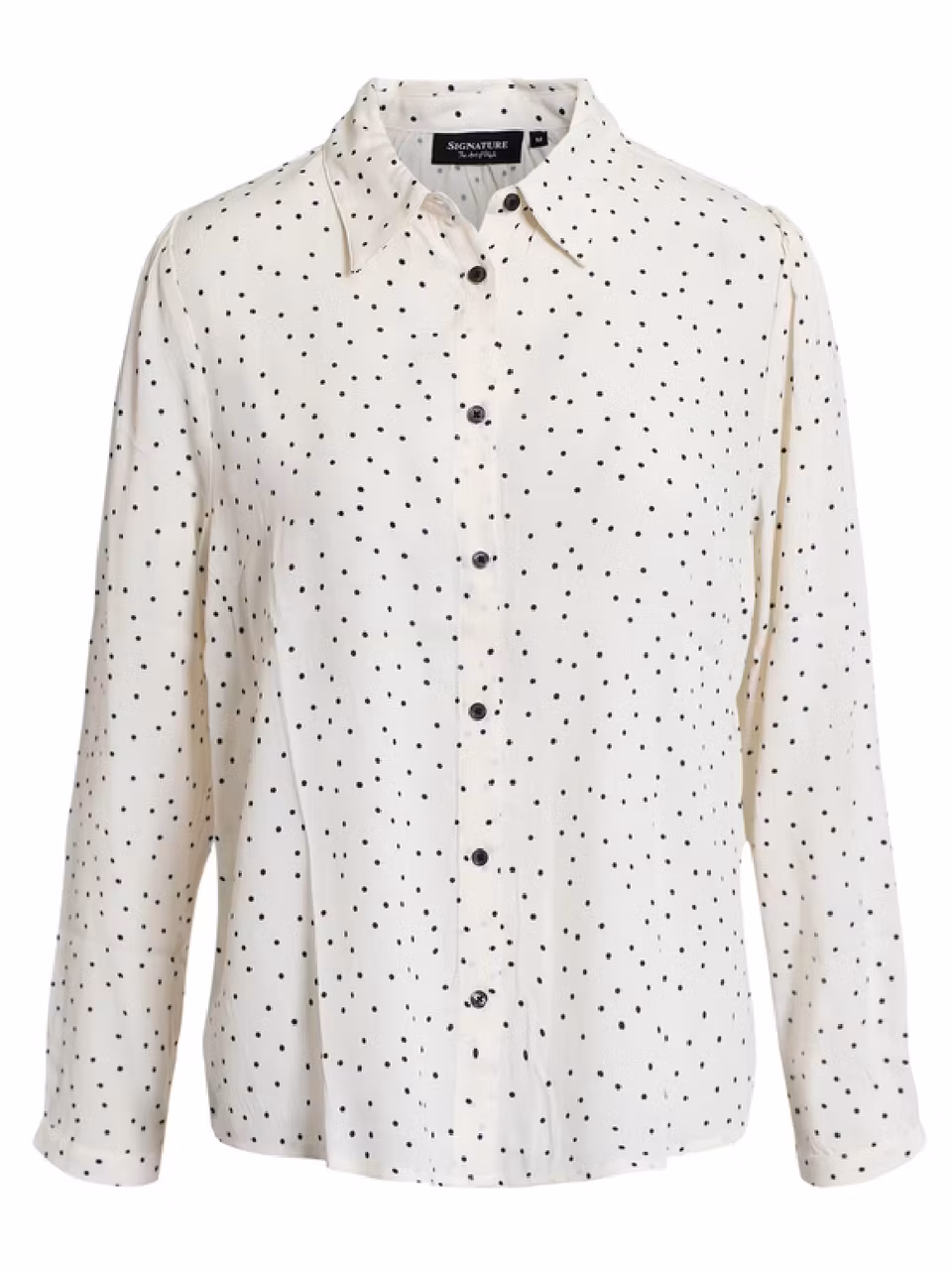 Blus med krage