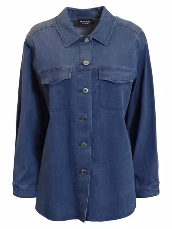 Denimskjorta med tencel