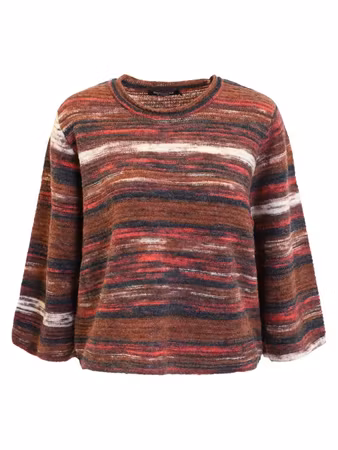Tröja med 3/4 ärm (SVART/BRUN/BEIGE)