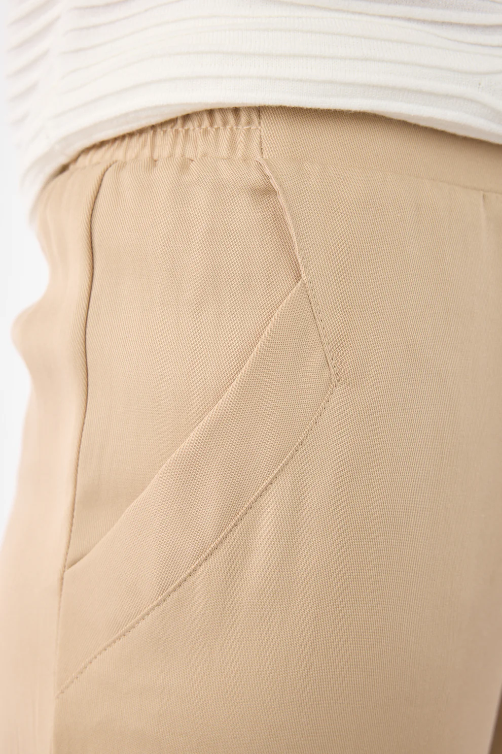 7/8 Byxor med tencel (MARINBLÅ)