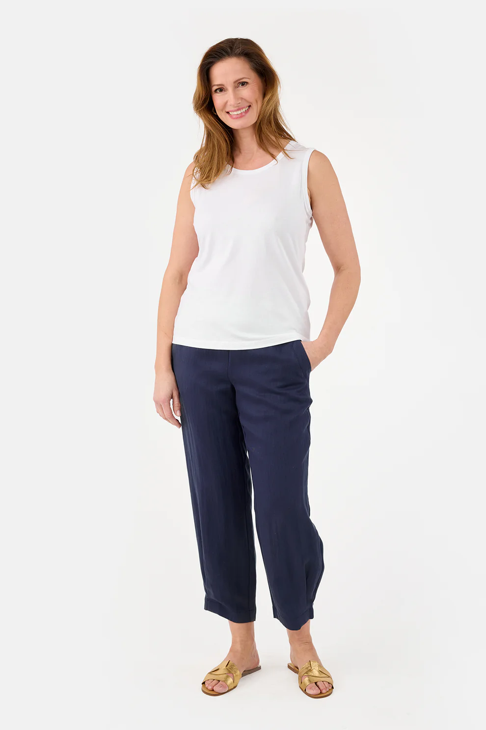 7/8 Byxor med tencel