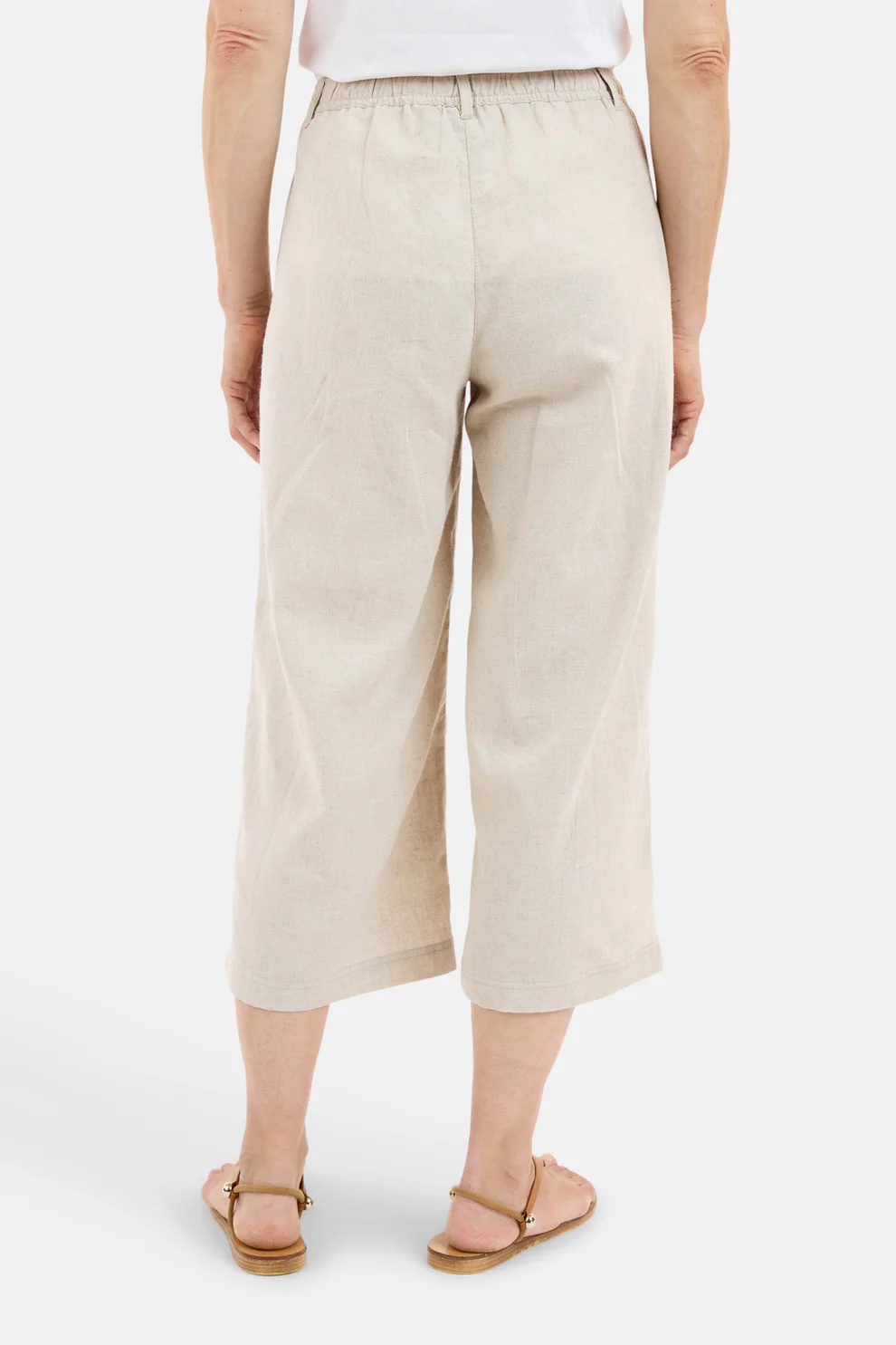 7/8 Byxor i lin/viskos