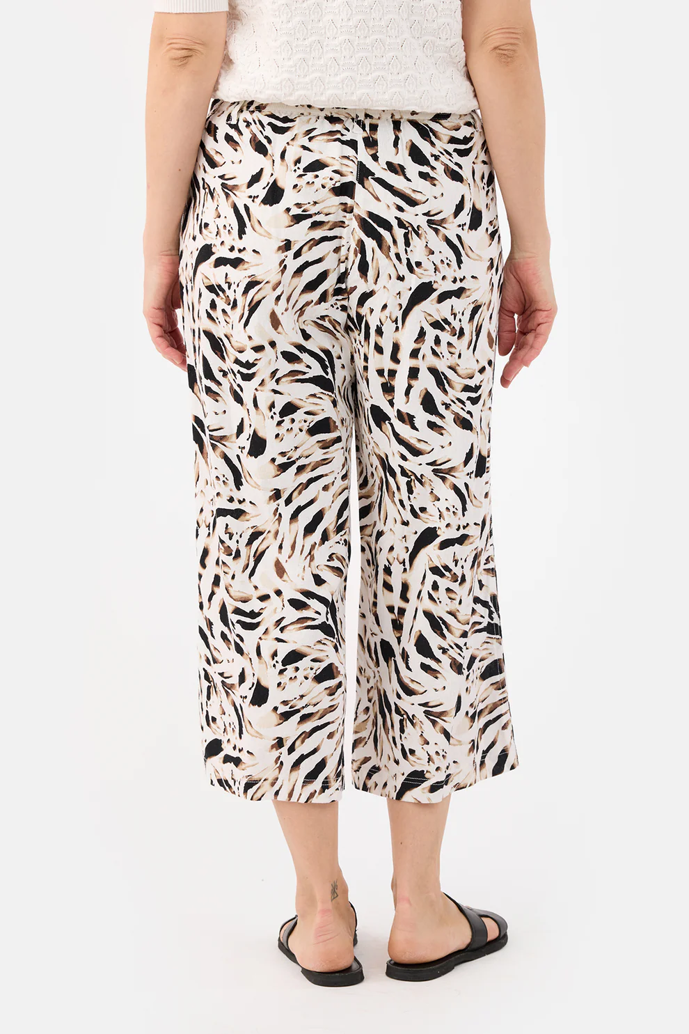 7/8 Byxor i lin/viskos