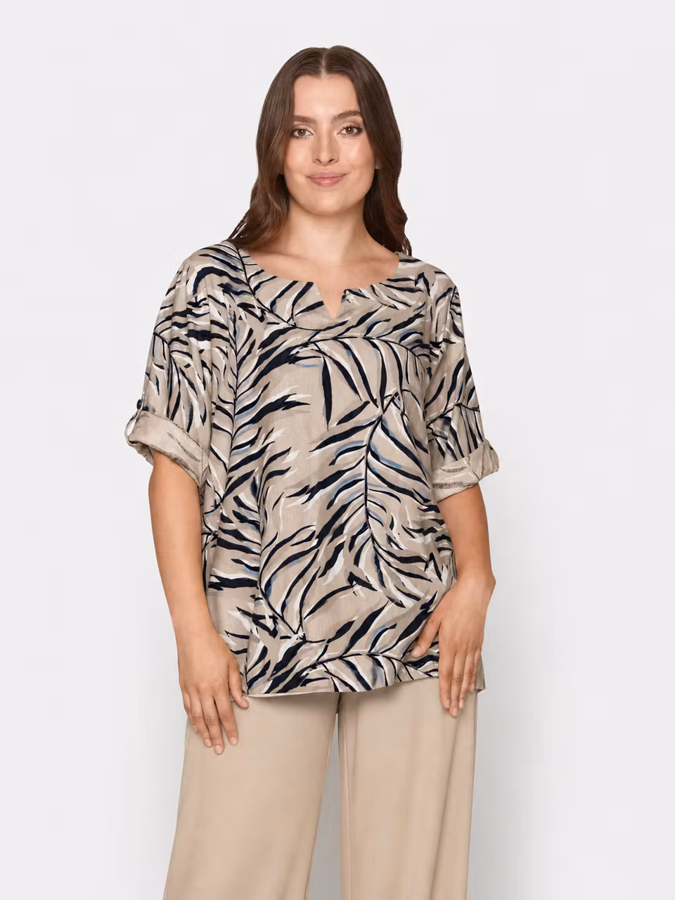 Topp lin/viskos (4XL KVAR)