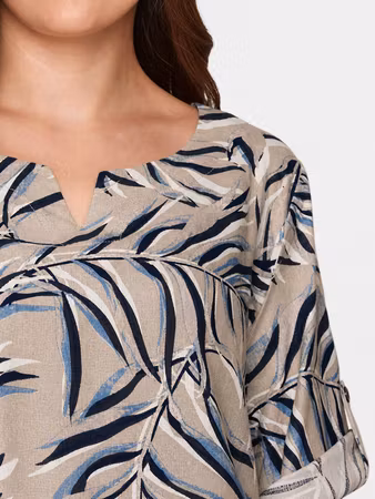 Topp lin/viskos (4XL KVAR)