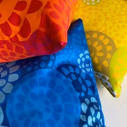 Kukka Blue 400 SEK Kuddfodral | Kudde | Metsovaara | Retro