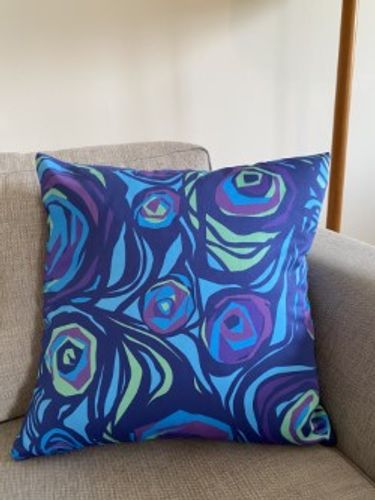 Ruusu Blue 400 SEK Cushion cover | Pillow | Metsovaara