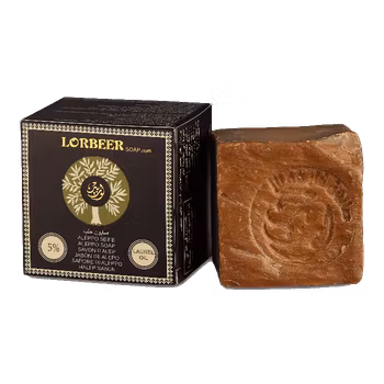 Aleppotvål Traditionell med 5% lagerbladsolja