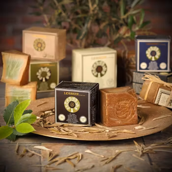 Aleppotvål Traditionell med 5% lagerbladsolja