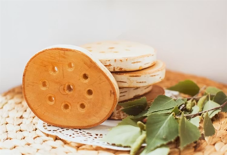 Tvålfatet Natur från äkta björk - Eco