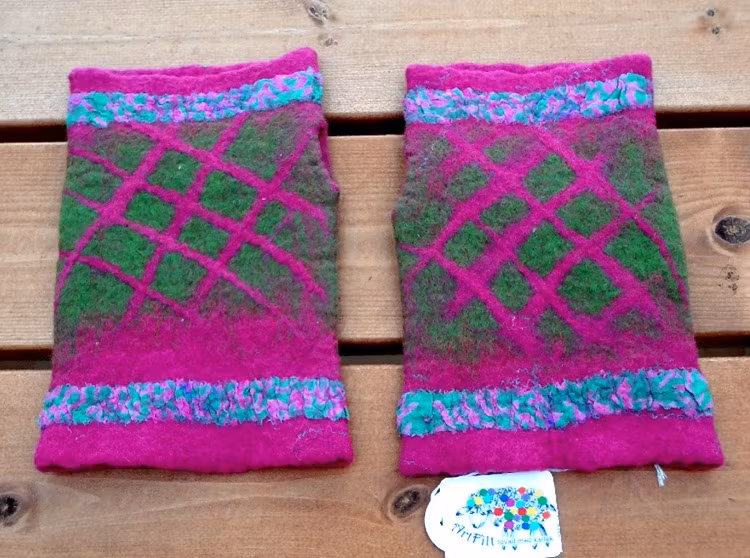 Torgvantar Lantlig stil i rosa