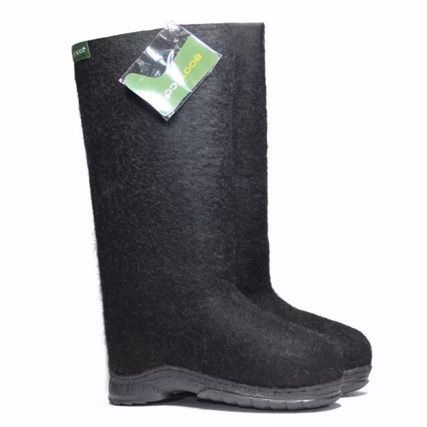 STÖVLAR Filtade SVARTA med TEP-sula