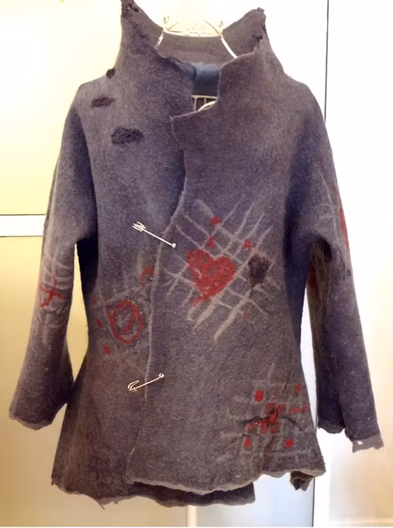 Handtovade konstjacka Skärgård