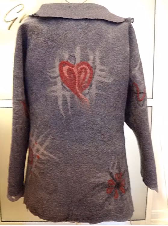 Handtovade konstjacka Skärgård