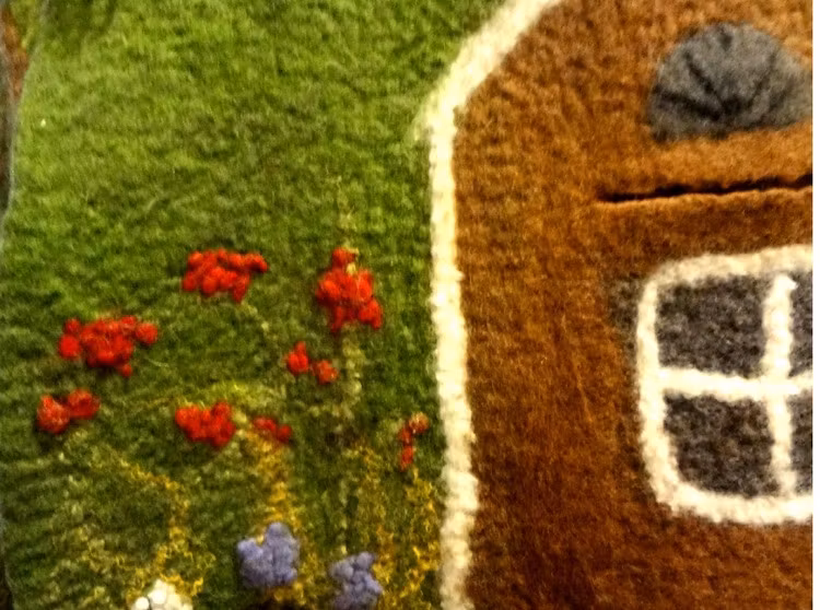 Handtovade konstjacka Skärgård