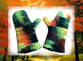 Tovade vantar De vackra höstfärgerna