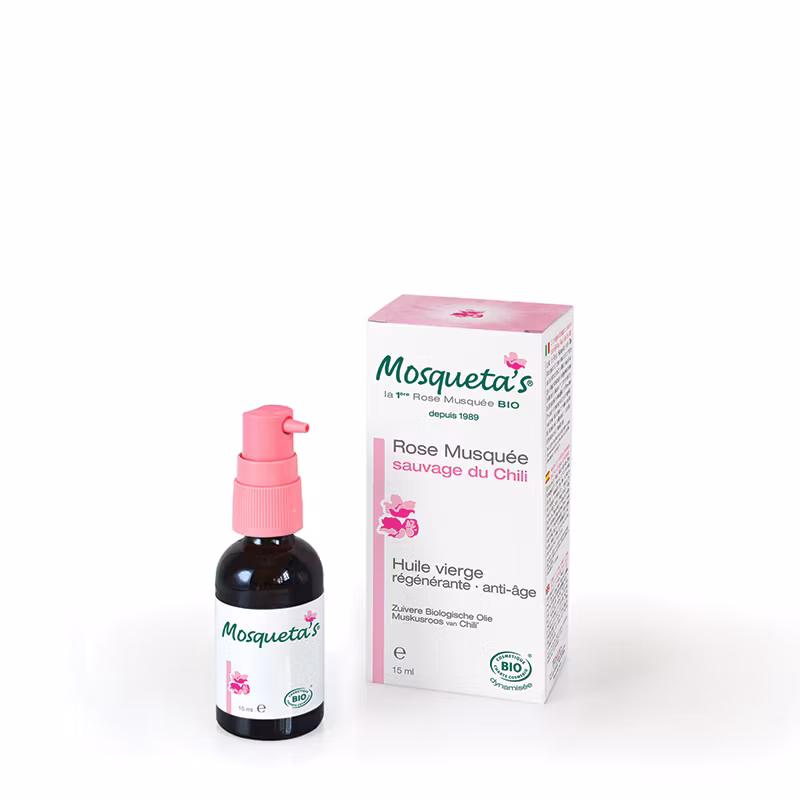 Ekologisk rosenolja från Rosa Mosqueta