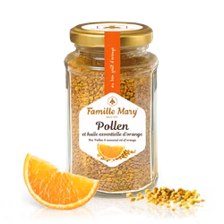 Bipollen/Blompollen med eterisk apelsinolja