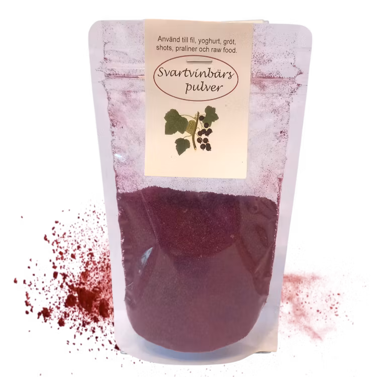 Svartvinbärspulver