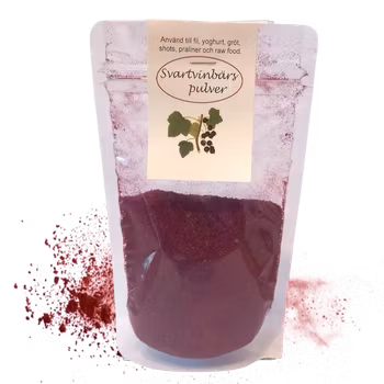 Svartvinbärspulver